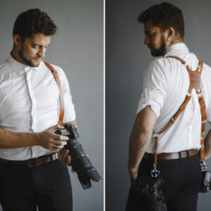 leather camera holster