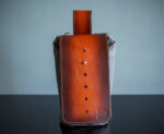 Lens Pouch with gray canvas