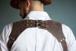 Men’s leather suspenders