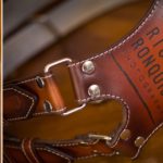 Personalized camera straps with stiching