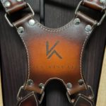 Personalized camera straps with stiching