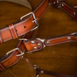 Personalized camera straps with stiching