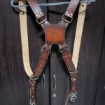 Personalized camera straps with stiching