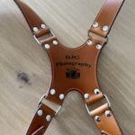 Personalized camera straps with stiching