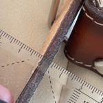Personalized camera straps with stiching