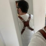 Personalized camera straps with stiching