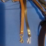 Personalized camera straps with stiching