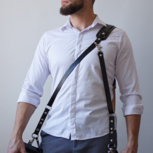 Transformer leather camera strap